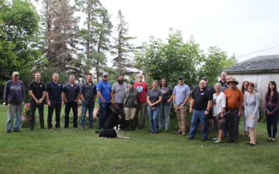 First Meals on the Farm of the season visits Seine River Shepherds