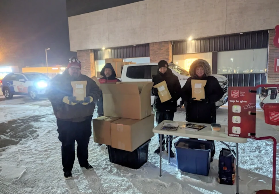 Portage residents step up for Blow Away Hunger