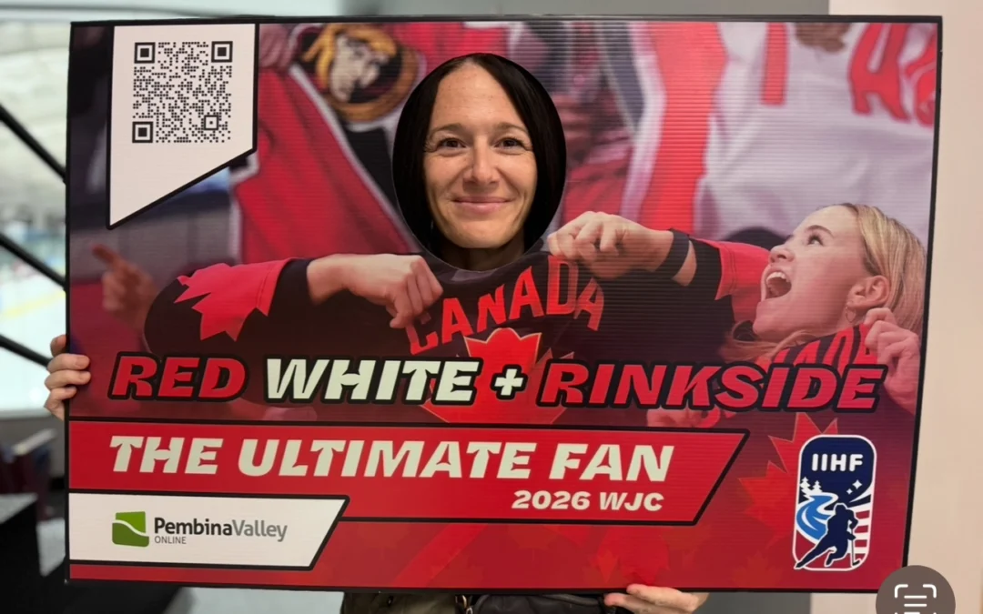 Who won the Red, White & Rinkside contest?